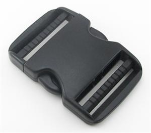 B-SR-01 2000 Black Dual Adjusting Side Release Buckle